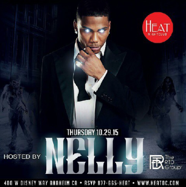 nelly at Haunted Heat :Heat Nightclub,Anaheim,ca Oct 29th -WESTPOPPN.COM
