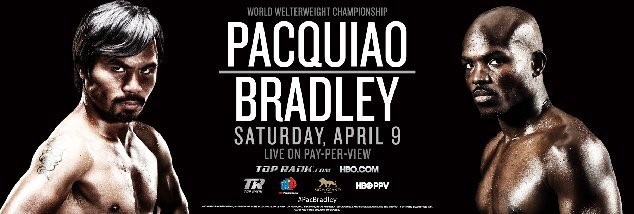 Pacquiao bs Bradley April 9th 2016