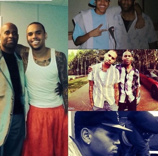 Chris brown and his dad on Father's Day - Westpoppn.com